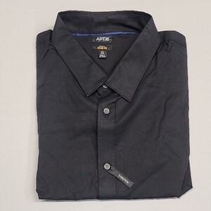 Apt. 9 Men's Long Sleeve Black Dress Shirt